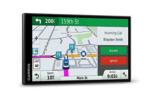 Garmin DriveSmart 61 NA LMT-S with Lifetime Maps/Traffic, Live Parking, Bluetooth,WiFi, Smart Notifications, Voice Activation, Driver Alerts, TripAdvisor, Foursquare