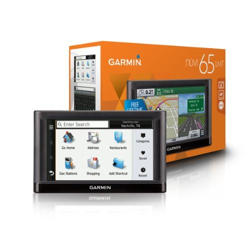 Garmin nüvi 65LMT GPS Navigators System with Spoken Turn-By-Turn Directions, Preloaded Maps and Speed Limit Displays (Lower 49 U.S. States)