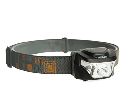 Gen 2 LED Headlamp Flashlight - Bright 170 Lumen White Cree LED + Red Light,Great for Camping,Runing,Light Weight,Water & Shock Resistant, 3 AAA GP Batteries Included.