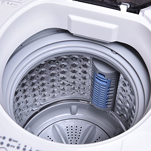 Giantex Portable Compact Full-Automatic Laundry 1.6 Cu. ft. Washing Machine 8 Lbs Washer/Spinner W/Drain Pump