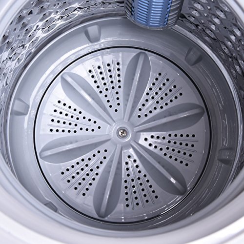 Giantex Portable Compact Full-Automatic Laundry 1.6 Cu. ft. Washing Machine 8 Lbs Washer/Spinner W/Drain Pump