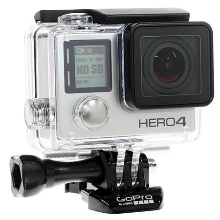 GoPro HERO4 Black Edition Camera HD Camcorder With Deluxe Carrying Case + Head Strap + Chest Strap + 2 Battery And Dual Charger + 32GB SDHC MicroSD Memory Card Complete Deluxe Accessory Bundle