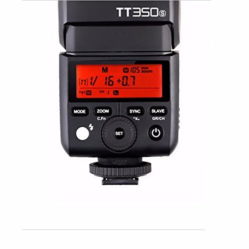 Godox TT350S 2.4G HSS 1/8000s TTL GN36 Wireless Speedlite Flash for Sony A7 A7R A7S A7 II A7R II A7S II A6300 A6000 with EACHSHOT Color Filter
