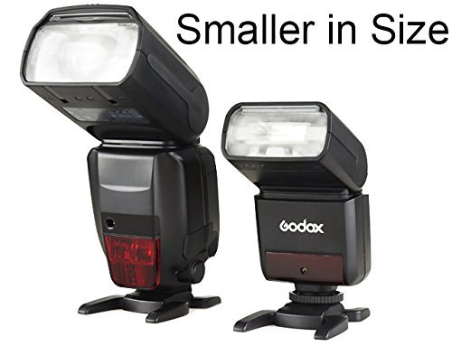 Godox TT350S 2.4G TTL Speedlite Flash for Sony Mirrorless Cameras - GN36 HSS(Max.1/8000s) 0.1-2.2s Recycle Time 210 Full Power Flashes 22 Steps of Power Output(1/1-1/128) 24-105mm Auto/Manual Zooming