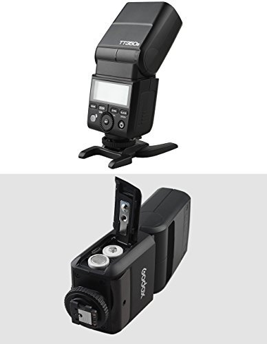 Godox TT350S 2.4G TTL Speedlite Flash for Sony Mirrorless Cameras - GN36 HSS(Max.1/8000s) 0.1-2.2s Recycle Time 210 Full Power Flashes 22 Steps of Power Output(1/1-1/128) 24-105mm Auto/Manual Zooming