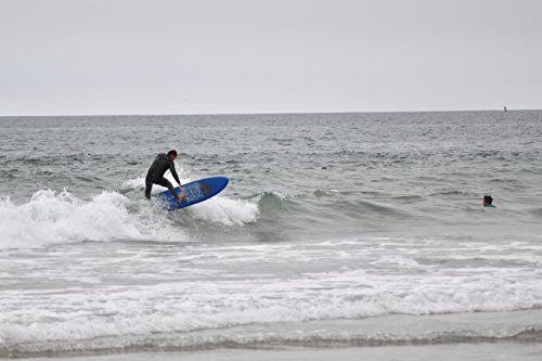 Gold Coast Surfboards - 7' SoftTop Foam Surfboard - The Ruccus - High Performance Foam Surfboard - CrocSkin Foam Deck, Double Concave Bottom Deck, Rubber Logo, 3 Stringers, GoPro Mount, No Wax Needed