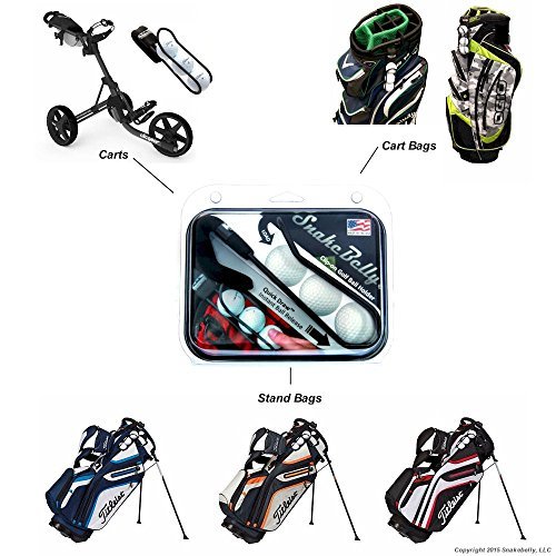 Golf Ball Holder - Pro with Quick-Draw Release (Black)