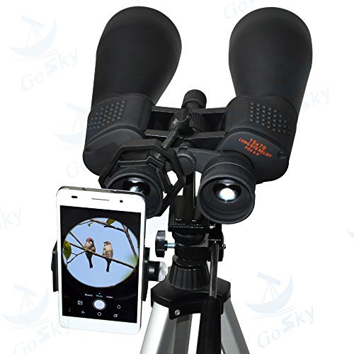 Gosky Universal Cell Phone Adapter Mount – Compatible with Binocular Monocular Spotting Scope Telescope and Microscope – For Iphone Sony Samsung Moto Etc -Record the Nature of the World