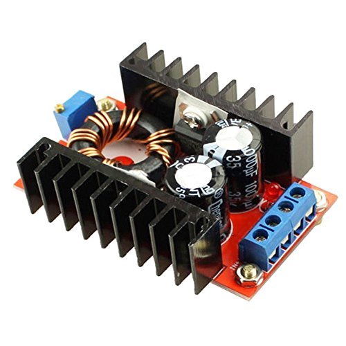 Gowoops 5PCS 150W DC-DC 10-32V to 12-35V Step Up Boost Converter Module Adjustable Power Voltage