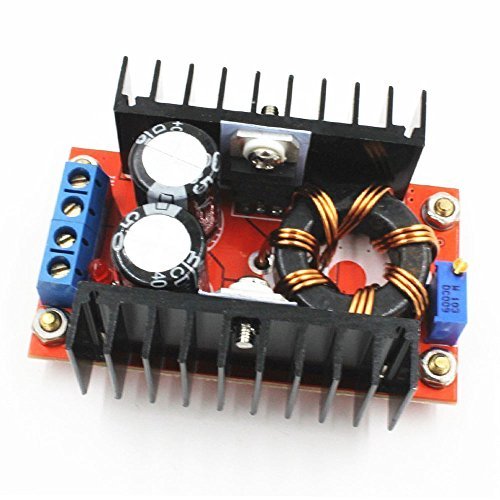 Gowoops 5PCS 150W DC-DC 10-32V to 12-35V Step Up Boost Converter Module Adjustable Power Voltage