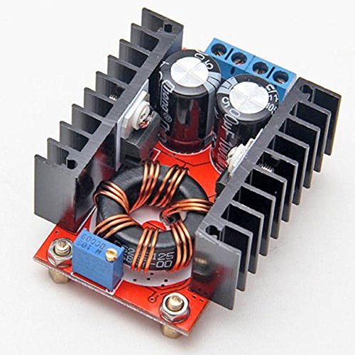 Gowoops 5PCS 150W DC-DC 10-32V to 12-35V Step Up Boost Converter Module Adjustable Power Voltage