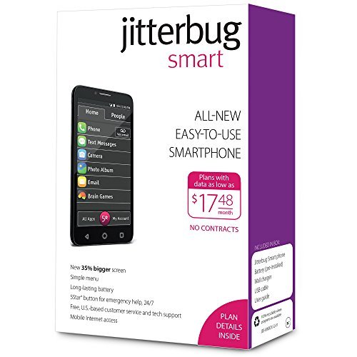 GreatCall Jitterbug Smart Easy-to-Use 5.5” Smartphone for Seniors