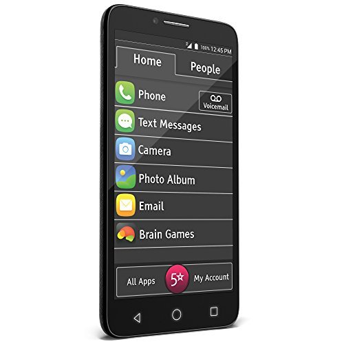 GreatCall Jitterbug Smart Easy-to-Use 5.5” Smartphone for Seniors