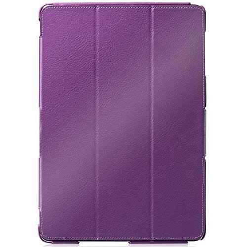 GreatShield Samsung Galaxy Tab Pro 12.2 / Note Pro 12.2 Slim Fit Leather Case [VANTAGE] Series Cover with Auto Sleep/Wake Feature for Galaxy TabPRO 12.2 / NotePRO 12.2 - Retail Packaging (Purple)