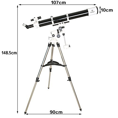 Gskyer EQ 80900 Telescope, German Technology Telescope,Starwatcher Refractors