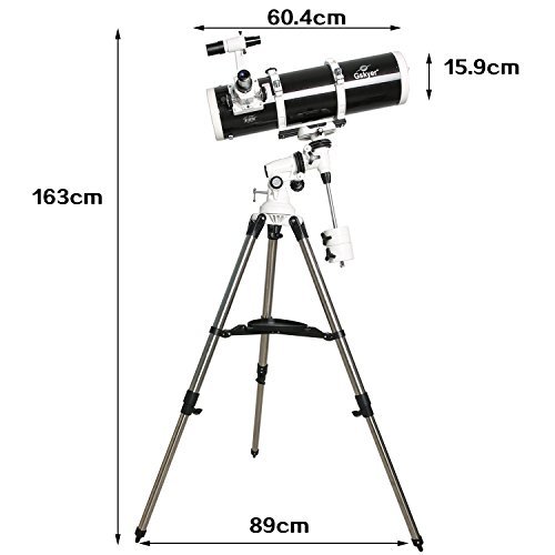 Gskyer Telescope, 130EQ Professional Astronomical Reflector Telescope, German Technology Scope