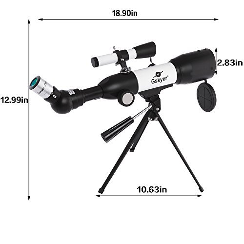 Gskyer Telescope, AZ50350 German Technology Telescope, Travel Refractor Telescope for Kids