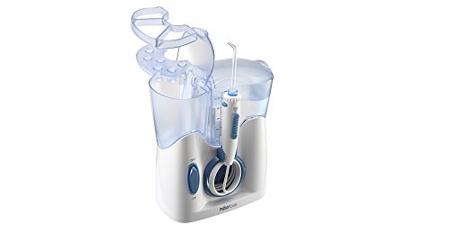 H2ofloss Water Dental Flosser Quiet Design(50db) With 12 Multifunctional Tips Countertop Dental Oral Irrigator for Family (hf-8whisper) 