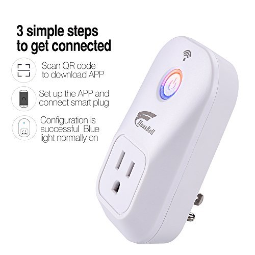 HAUSBELL Smart Plug, No Hub Required, Wi-Fi, Control your Devices from Anywhere, Works with Alexa (SM-PW701U)