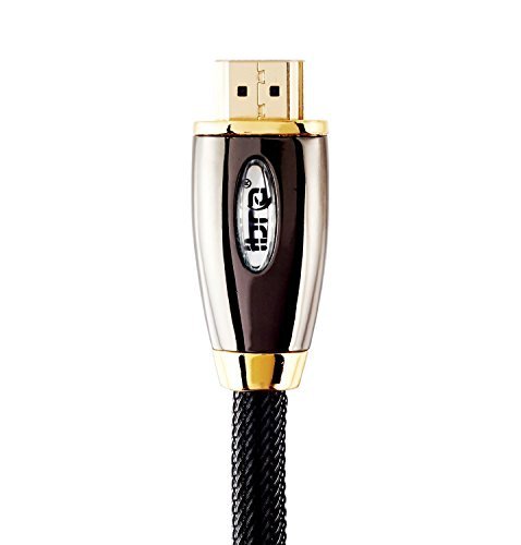 HDMI Cable 10ft - HDMI 2.0 (4K) Ready - 18Gbps- 28AWG Braided Cord  -Gold Plated Connectors - Ethernet, Audio Return - Video 4K 2160p, HD 1080p, 3D - Xbox PlayStation PS3 PS4 PC Apple TV - IBRA RED