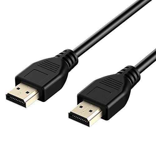 HDMI Cable, Rankie 2-Pack 6FT Latest Standard HDMI 2.0 HDTV Cable - Supports Ethernet, 3D, 4K and Audio Return (Black) - R1108