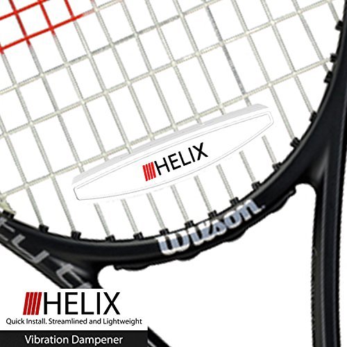 HELIX Tennis Vibration Dampener - Set of 3 - Ultimate Shock Absorber for Tennis | Best Technology For Your Racket Strings | Guaranteed to LAST | Perfect for Tennis Players