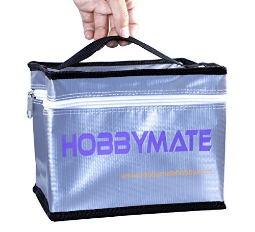 HOBBYMATE Lipo Battery Safe Bag Lipo Battery Guard Bag Fireproof Explosionproof Pouch Sack for Charge & Storage