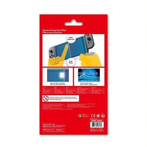 HORI Officially Licensed Screen Protective Filter for Nintendo Switch 