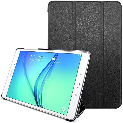 HOTCOOL Ultra Slim Case with Auto Wake / Sleep for Samsung Galaxy Tab A 9.7-Inch - Black