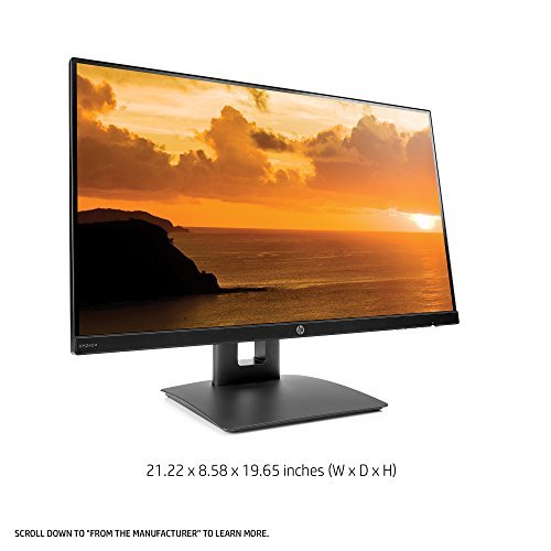 HP 23.8-inch FHD IPS Monitor with Tilt/Height Adjustment and Built-in Speakers (VH240a, Black)