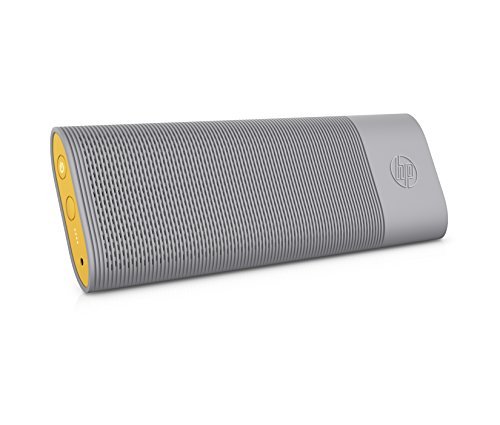 HP Roar Travel Bluetooth Wireless Speaker (Grey/Yellow)