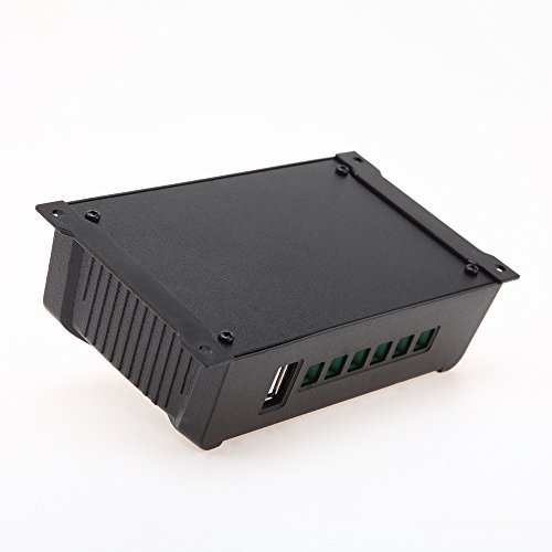 HQST 20 Amp PWM Smart Solar Charge Controller with LCD Display