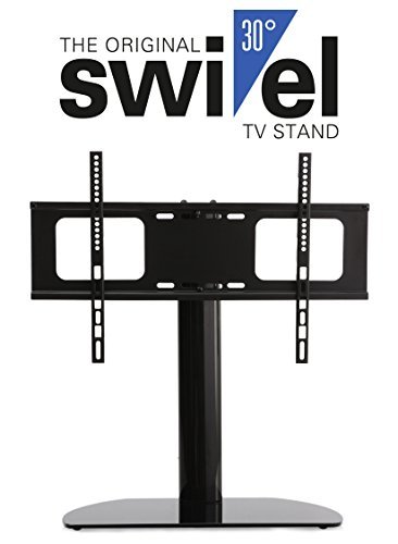 HTA3770 Universal Replacement TV Stand / Base With Swivel Feature fits most 37"-70" TVs Flat Panels, LCD, LED