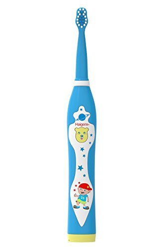 Haigerx Kids Electric Toothbrush - Sonicare - Rechargeable - Music - Timer (Blue) 