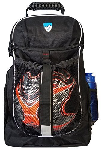 Hard Work Sports Basketball Backpack - Soccer Backpack With Ball Compartment