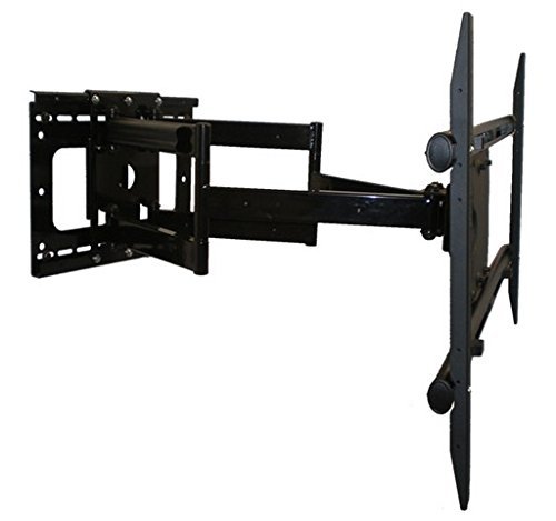 Heavy Duty Dual Arm (32" extension) Articulating Wall Mount for Samsung LG LED TV 65" 70" 75" 79" 80