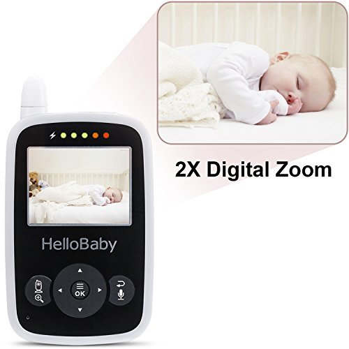 Hello Baby Wireless Video Baby Monitor with Digital Camera HB24, Night Vision...