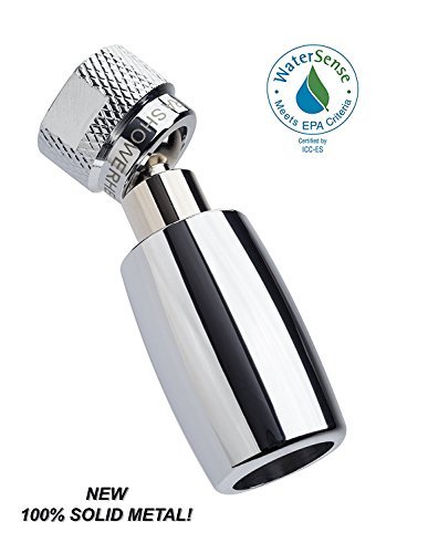 High Sierra's All Metal 1.5 GPM High Efficiency Low Flow Showerhead. Available in: Chrome, Brushed Nickel, Oil Rubbed Bronze, or Polished Brass