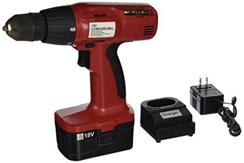 Hiltex 10542 18V Cordless Drill and Driver | Includes Charger & Battery | 3/8" Keyless Chuck