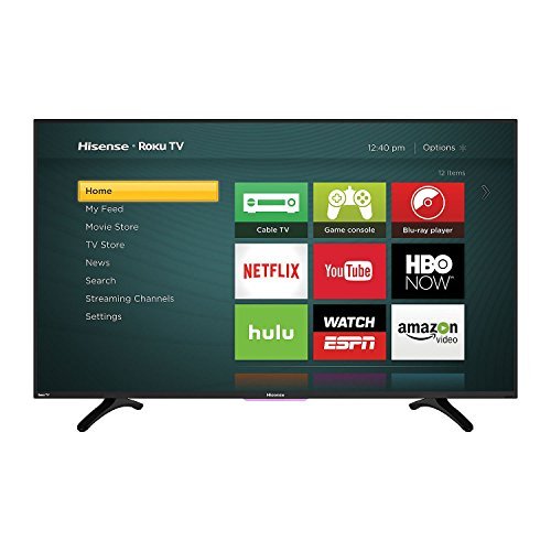 Hisense 32H4C 32 Smart LED HDTV with WiFi and Built-In Roku (Certified Refurbished)