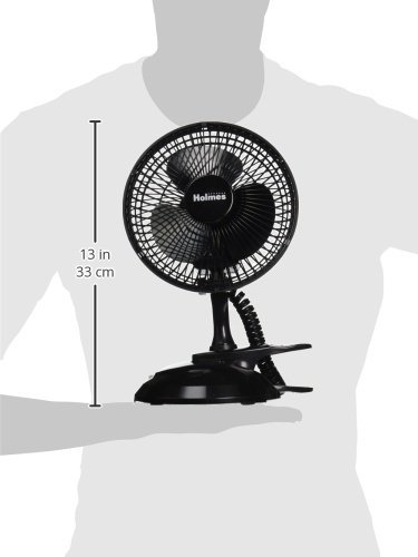 Holmes Convertible Desk & Clip Fan, Black HCF0611A-BM