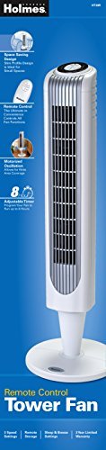 Holmes Oscillating Tower Fan 32 Inch with Remote Control, HT38R-U