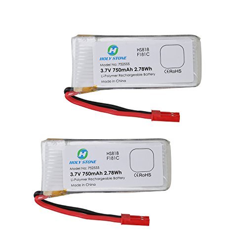 Holy Stone 2 x 3.7V 750mAh Lipo Battery for RC Quadcopter F181