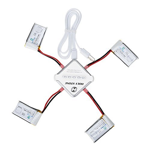 Holy Stone 4 in 1 Drone Battery Charger with Cables