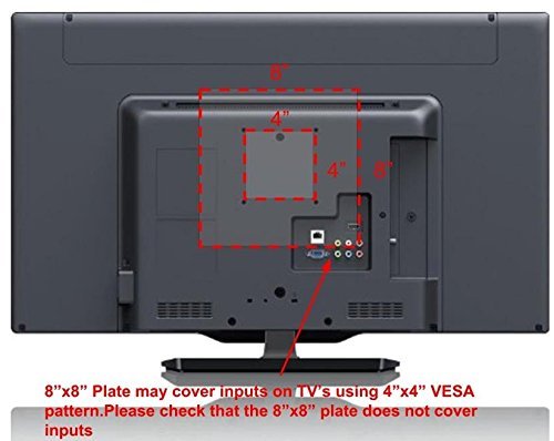 Husky Mount Full Motion TV Wall Mount Bracket Heavy Duty Articulating Tilt Swivel. Fits Most 32 Inch Flat Screen and other LED LCD with Max VESA 200X200.8"x8",8x6,8x4 or 4x4. Corner Friendly Max 66Lbs