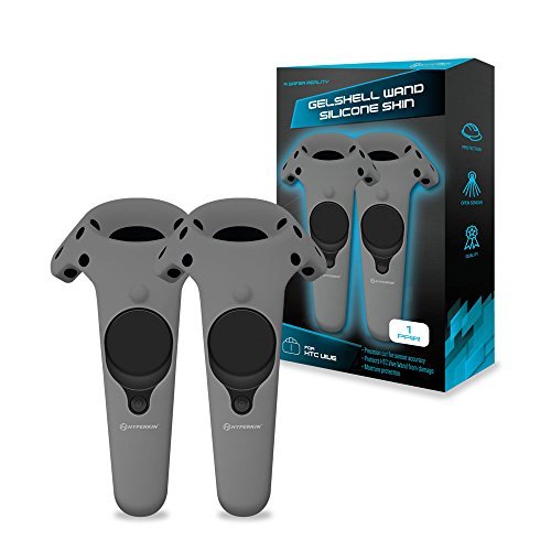 Hyperkin GelShell Controller Silicone Skin for HTC Vive (Gray) (2-Pack) 