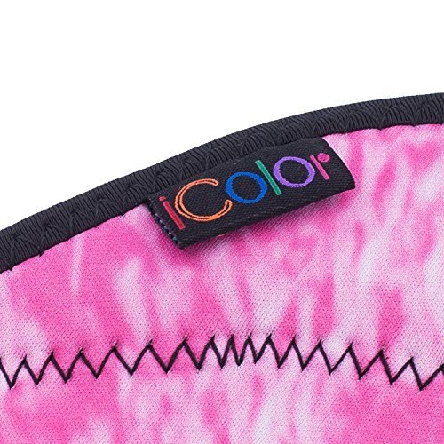 ICOLOR Kids Pink Dog Soft Friendly Insulated Lunch box Food Bag Neoprene Gourmet Handbag lunchbox Cooler warm Pouch Tote bag For School work LB-005