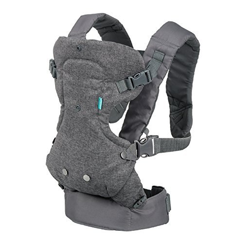 Infantino Flip Advanced 4-in-1 Convertible Carrier, Light Grey 