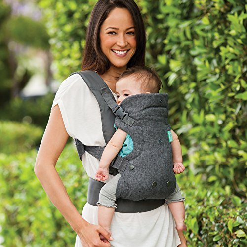 Infantino Flip Advanced 4-in-1 Convertible Carrier, Light Grey 