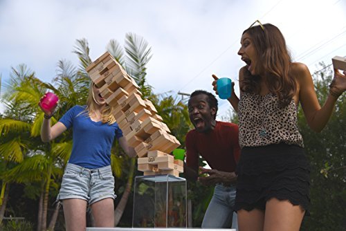 Jenga GIANT Genuine Hardwood Game (Stacks to 4+ feet. Ages 8+)